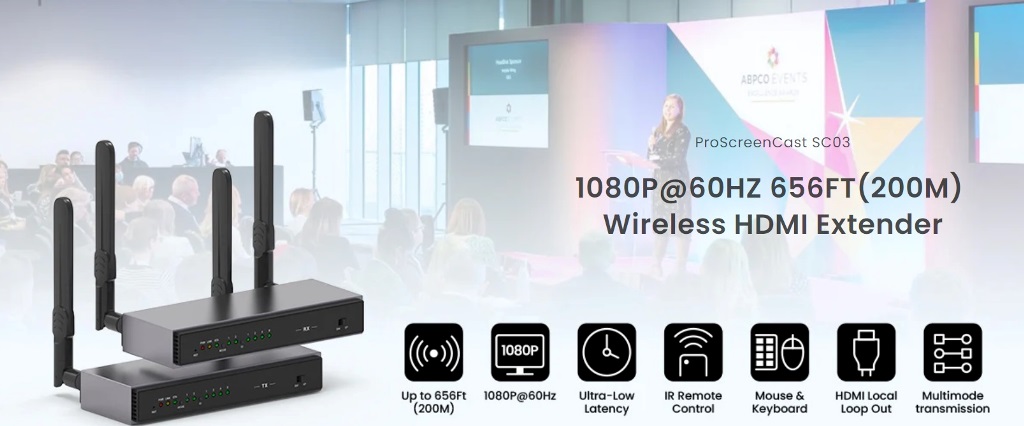 Proscreencast-sc03-Wireless-Transmitter-HDMI-Extender-Full-HD