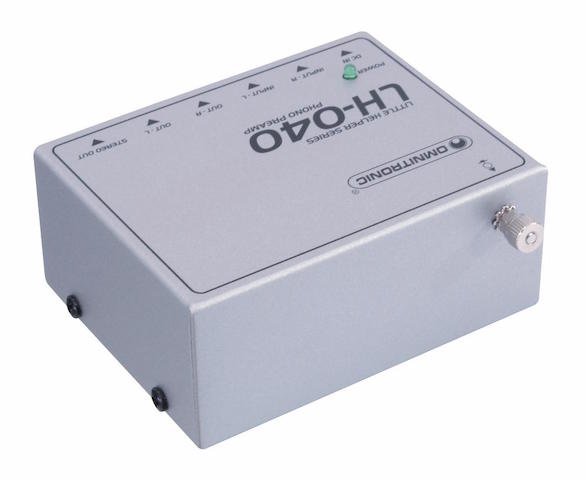 Preamplificatore Phono Omnitronic LH-040 Con Uscita RCA E Jack 6,3mm